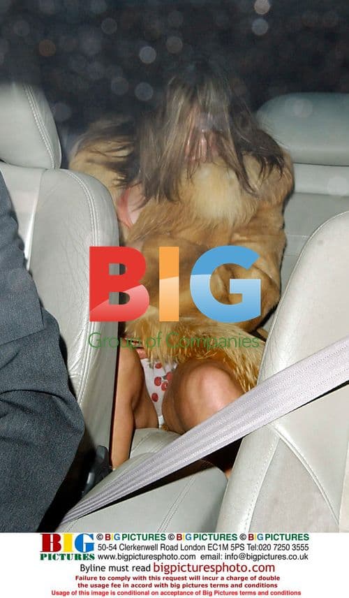 Geri Halliwell Arrives in Short Dress