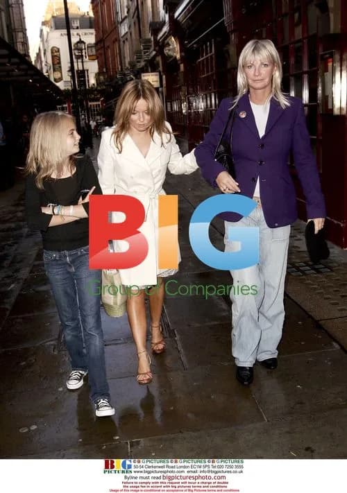 Geri Halliwell out with friends in London