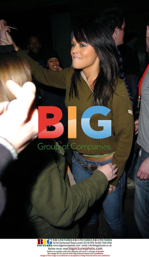 Cheryl Tweedy from Girls Aloud at Nightclub