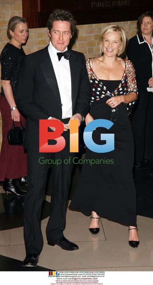 Hugh Grant and Mariella Frostrup at Whitbread Book Awards 2004