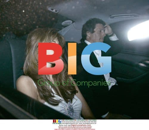 Hugh Grant and Jemima Goldsmith at Elton John Ball