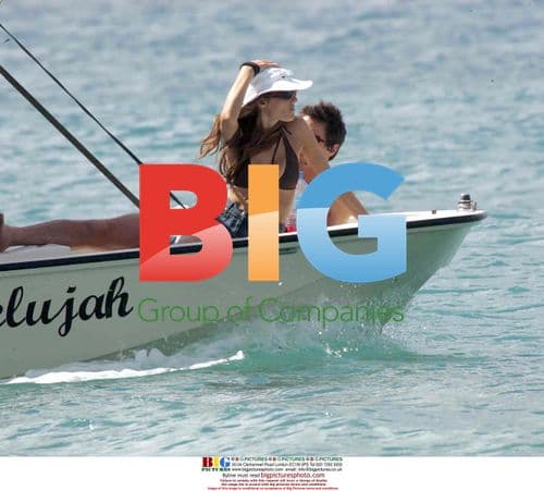 Hugh Grant and Jemina Khan enjoy Caribbean vacation