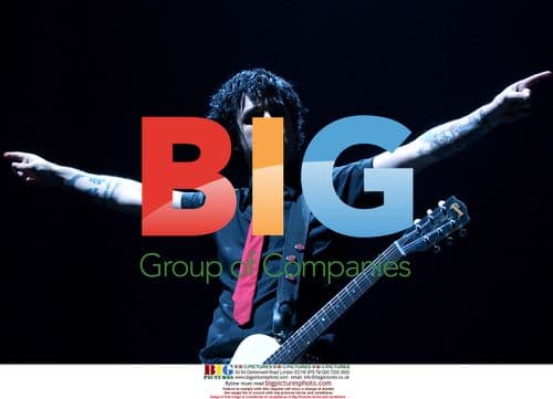 Billie Joe Armstrong of Greenday performing