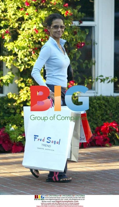 Halle Berry Shopping in Santa Monica