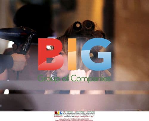 Heather Mills Seen Getting Hair Done in London