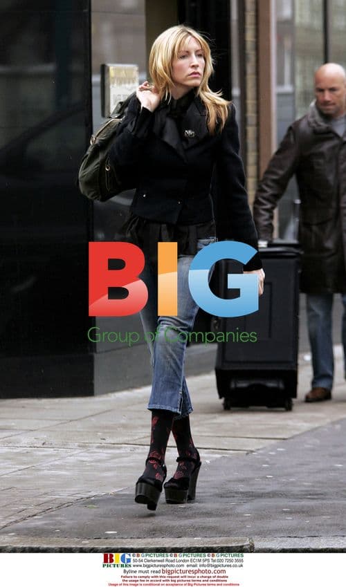 Heather Mills Seen Getting Hair Done in London