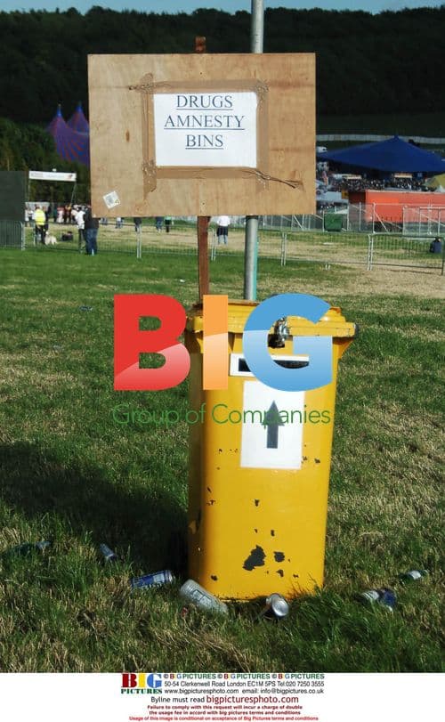 Drugs Amnesty Bin at 'We Love the Homelands' Concert