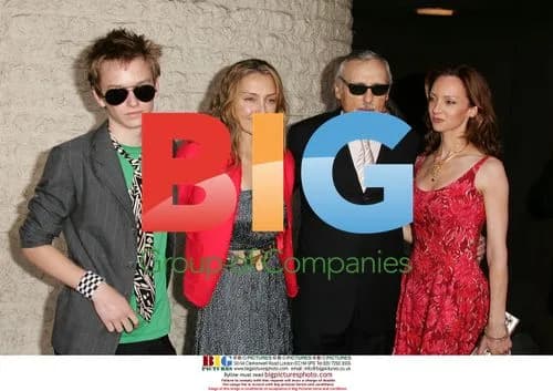 Dennis Hopper and Family at 'Land Of The Dead' Premiere