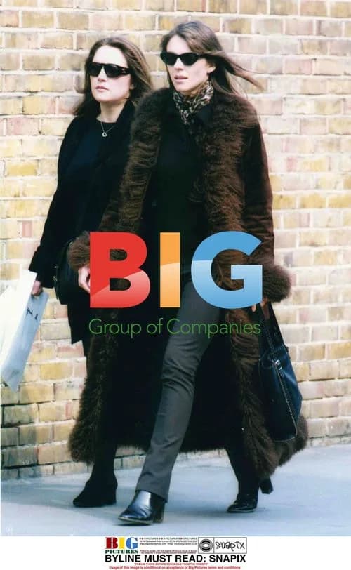 Liz Hurley Shops with Sister in London