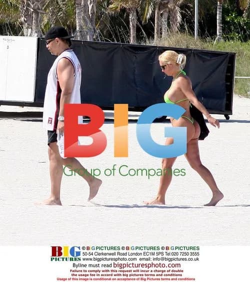 Ice T and Coco on Miami Beach