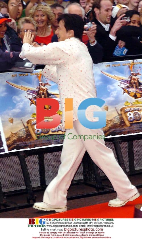 Jackie Chan at '80 Days Around the World' Premiere