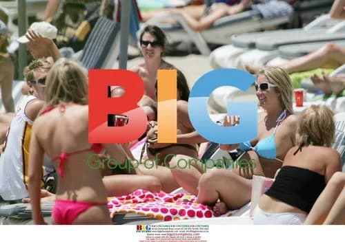 Jade Goody on the Beach in Spain