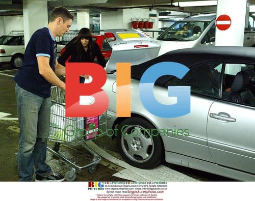 Jade Goody Shopping at Waitrose