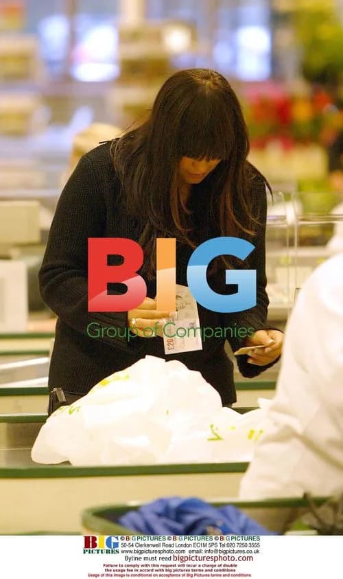 Jade Goody Shopping at Waitrose