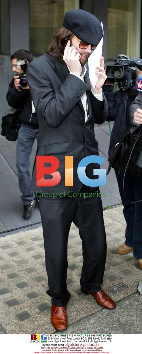 Babyshambles Manager James Mullord Outside Highbury Court
