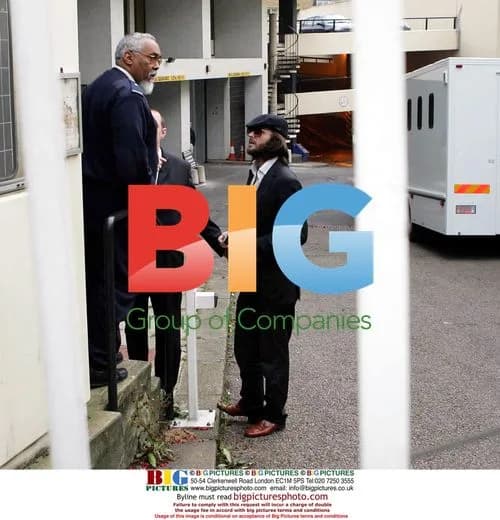 Babyshambles Manager James Mullord Outside Highbury Court