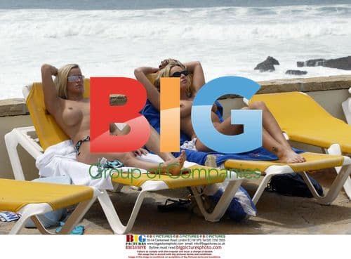 Aussie model Jade Hounsell and actress Jamie Lewis in Portugal