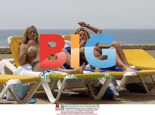 Aussie models Jade Hounsell and Jamie Lewis on holiday in Portugal