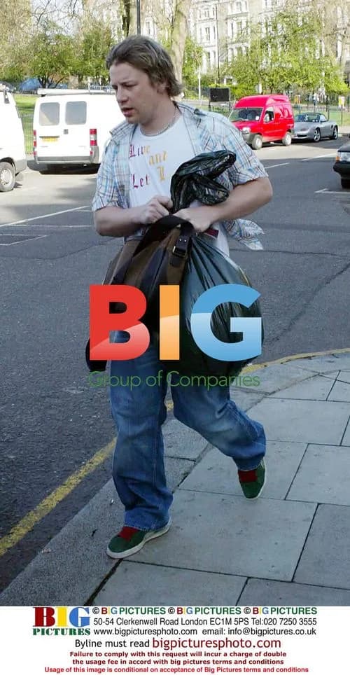 Jamie Oliver Taking Out Trash