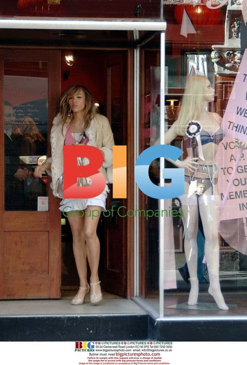 Singer Javine seen shopping in London