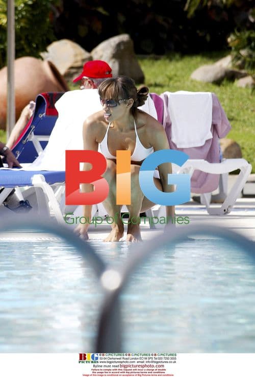 Javine Suns Herself on Holiday