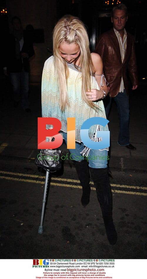 Jennifer Ellison Leaving The Wolseley in London