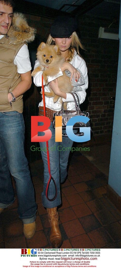 Jennifer Ellison and boyfriend leave London restaurant