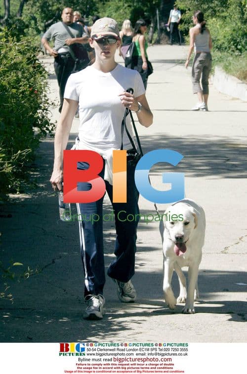 Jennifer Garner Taking Hike with Friend and Dog