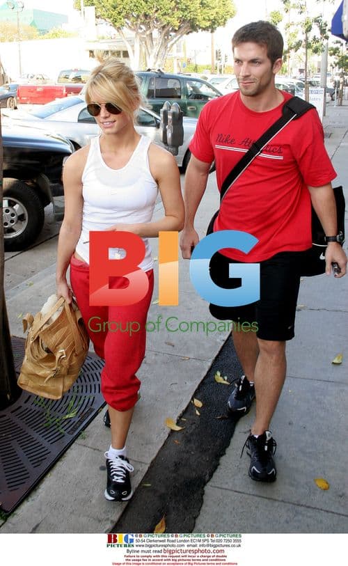 Jessica Simpson Leaves Gym in Pajamas