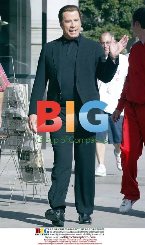 John Travolta films commercial in LA