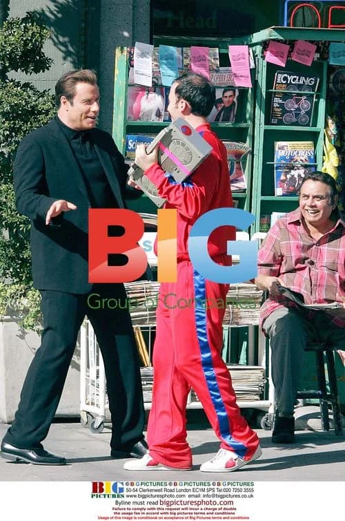 John Travolta filming a commercial in LA