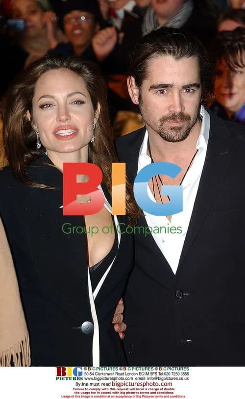 Jolie and Farrell at Alexander UK Premiere