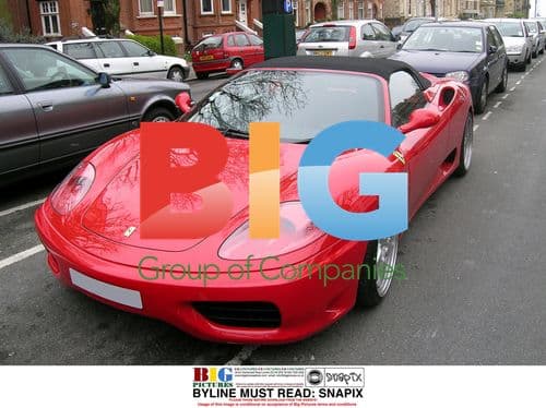 Jordan's Ferrari Parked in Hove