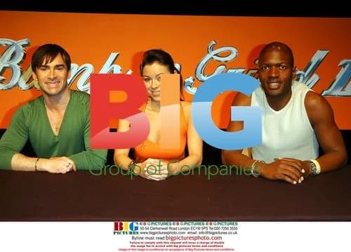 Celebrities at Bump and Grind photocall