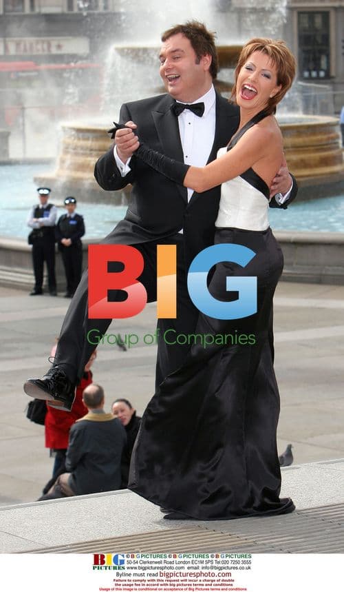 Natasha Kaplinski and Eamon Holmes at VE Day Event