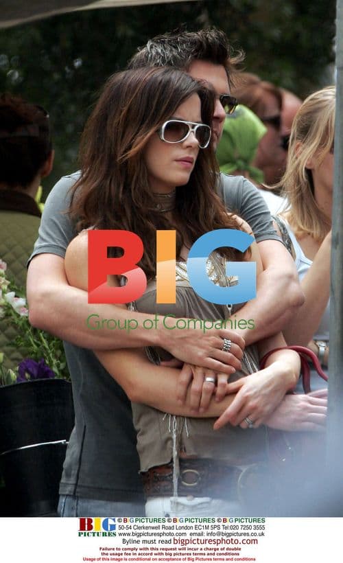 Kate Beckinsale and Family at Farmers Market