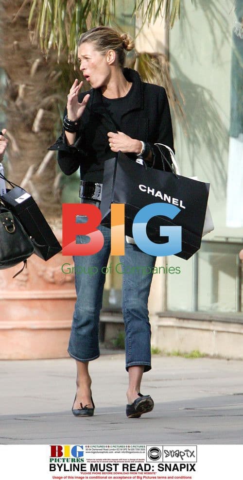 Kate Moss Shopping at Chanel in London