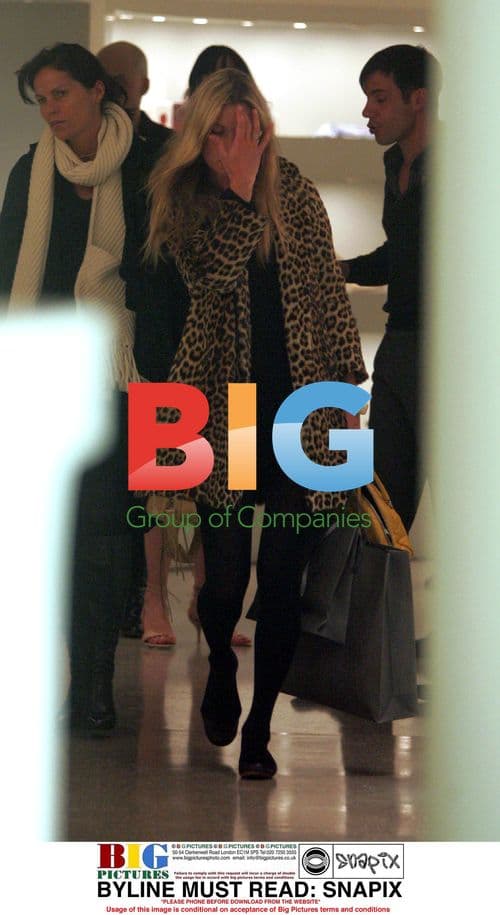 Kate Moss shopping on Bond Street