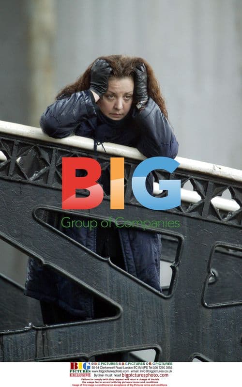 Kathryn Hunt films Coronation Street scene