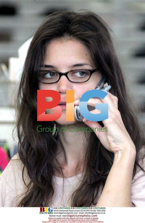 Katie Holmes with Mouth Scars