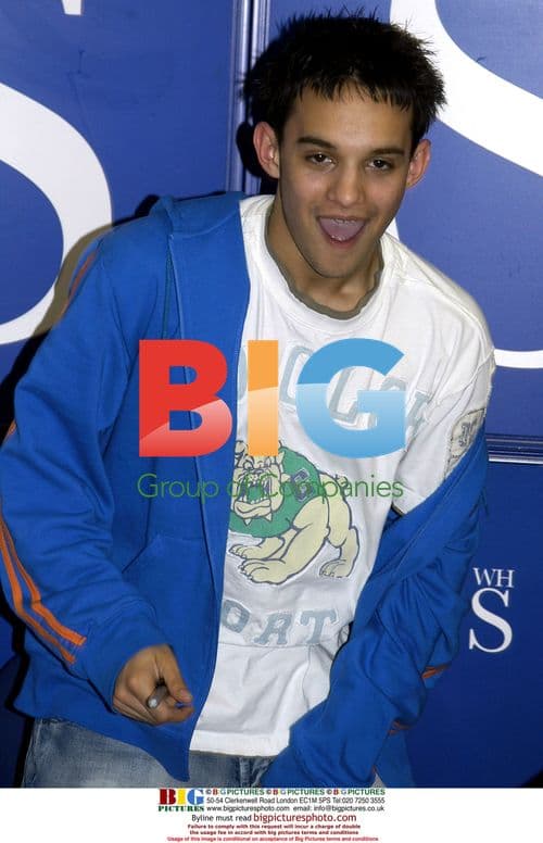 Kenzie from Blazin' Squad and Celebrity Big Brother pulls faces