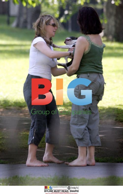 Actress Kerrie Taylor Enjoys Fine Weather in London