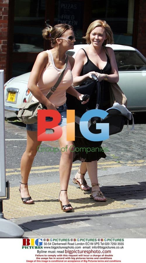 Kerry Katona's busy day out in Warrington