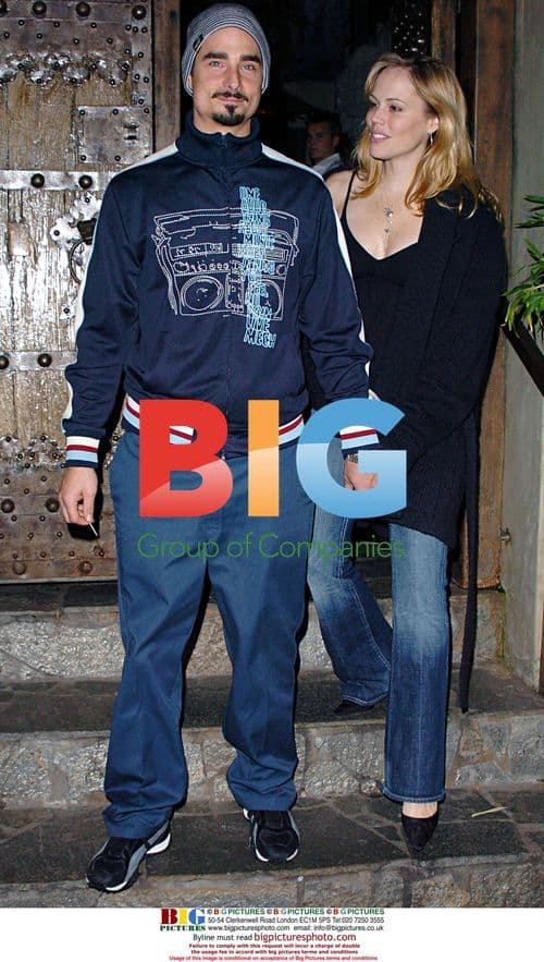 Kevin Richardson and Wife Kristin at Koi