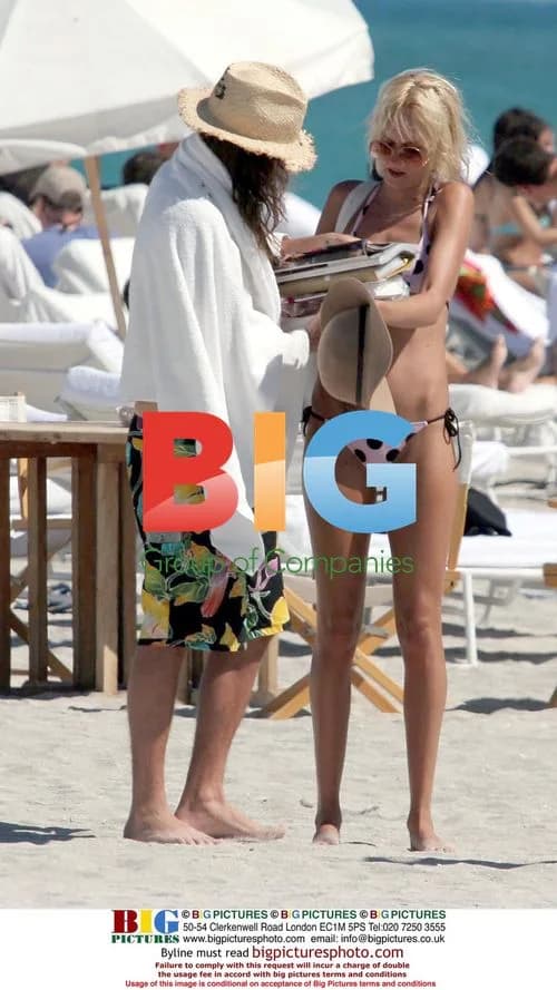 Kimberly Stewart takes a break in Miami