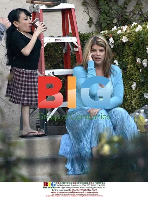 Kirstie Alley on 'Fat Actress' set