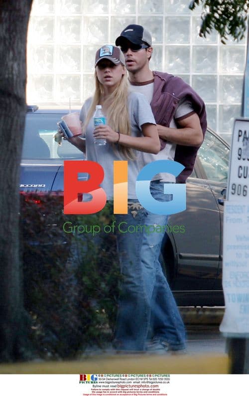 Enrique Iglesias and Anna Kournikova in Miami