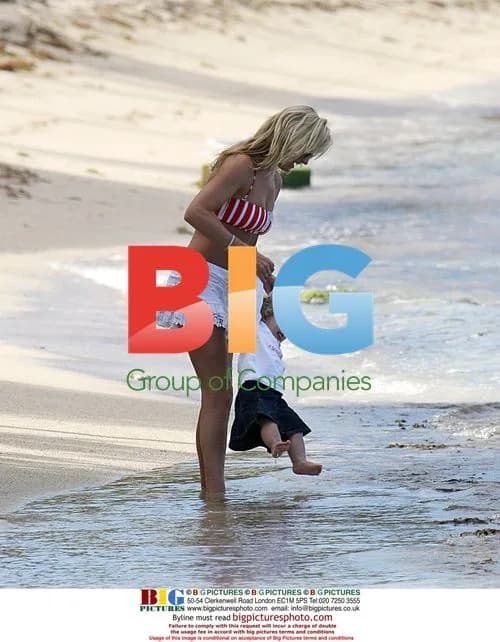 Rod Stewart and Penny Lancaster on St Barths