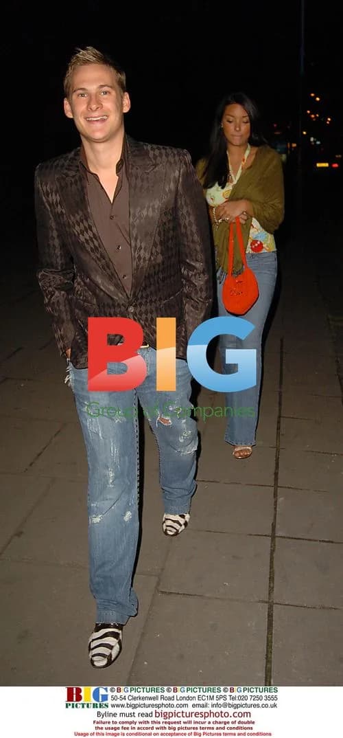 Lee Ryan from 'Blue' leaves club with mystery girl