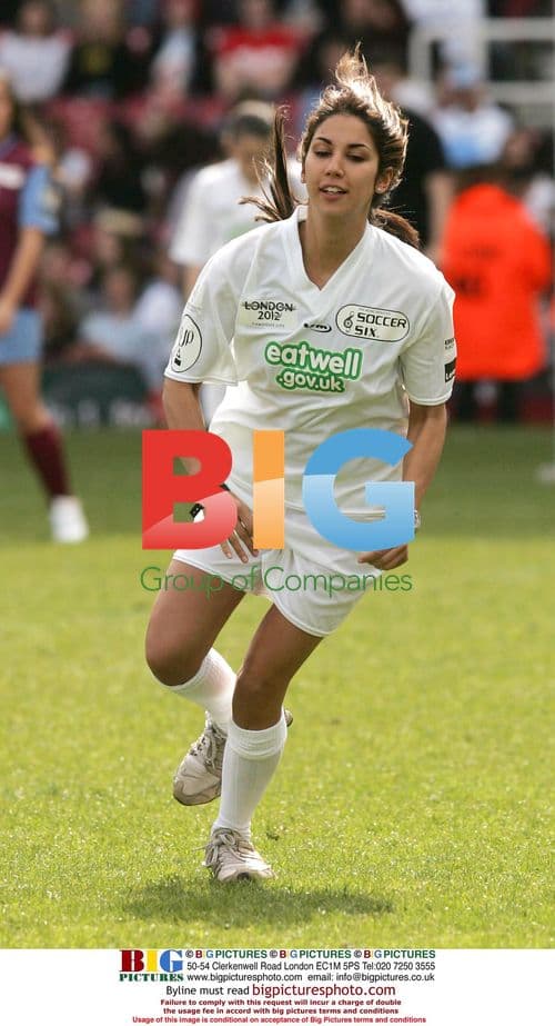 Model Leilani at Celebrity Soccer Six